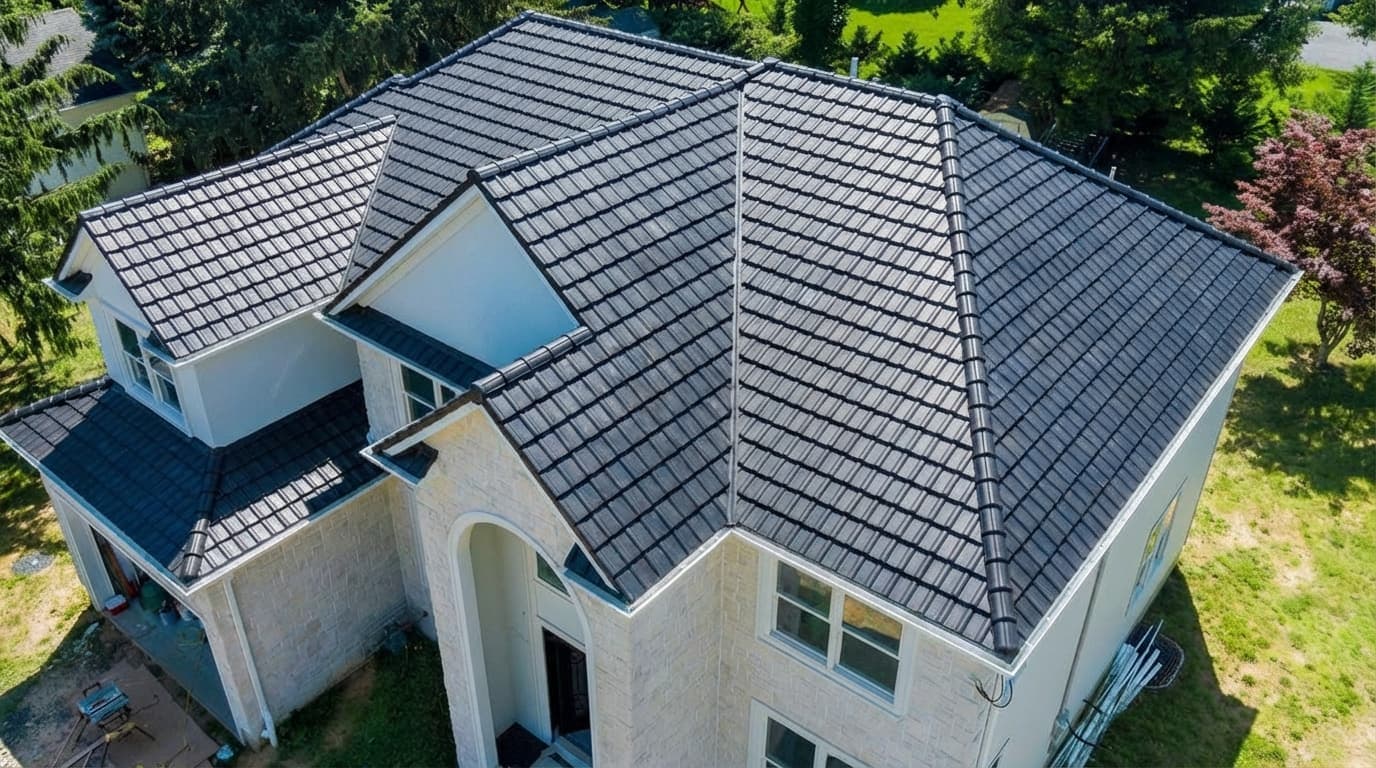 Best roof colours for a grey house
