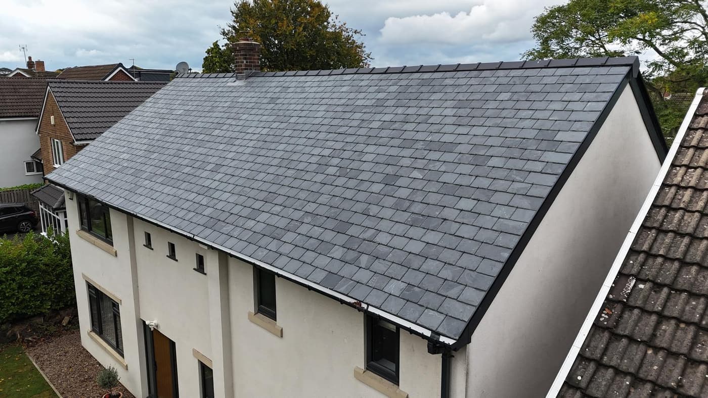 Before: Grey roof to Oakridge Estate Gray